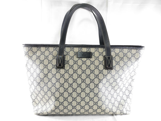 GUCCI GG Supreme 211137 Tote Serial Number 001998 Tote Bag