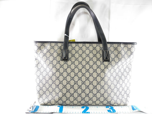 GUCCI GG Supreme 211137 Tote Serial Number 001998 Tote Bag