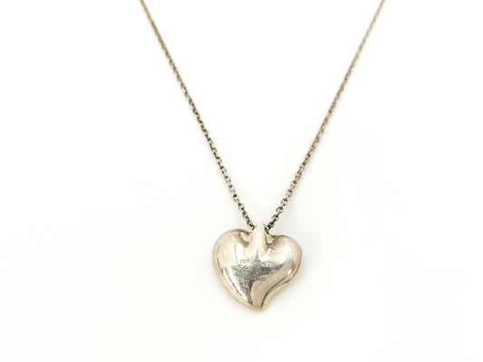 Tiffany & Co. Peretti Heart Necklace, SV925, 4.2g