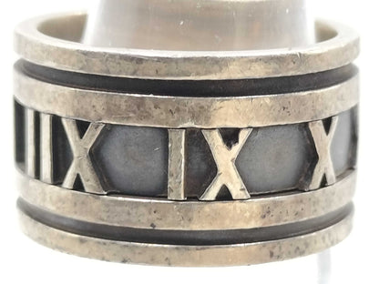 Tiffany & Co. Atlas Ring / Wide / Sterling Silver 925 9.6g Ring
