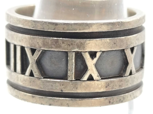 Tiffany & Co. Atlas Ring / Wide / Sterling Silver 925 9.6g Ring