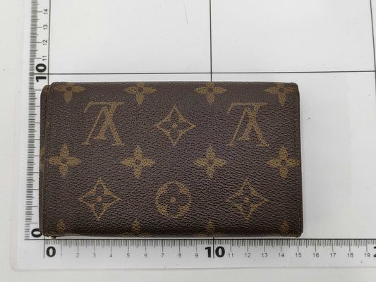 LOUIS VUITTON Monogram Compact Wallet/L-shaped Zipper Eclair Wallet