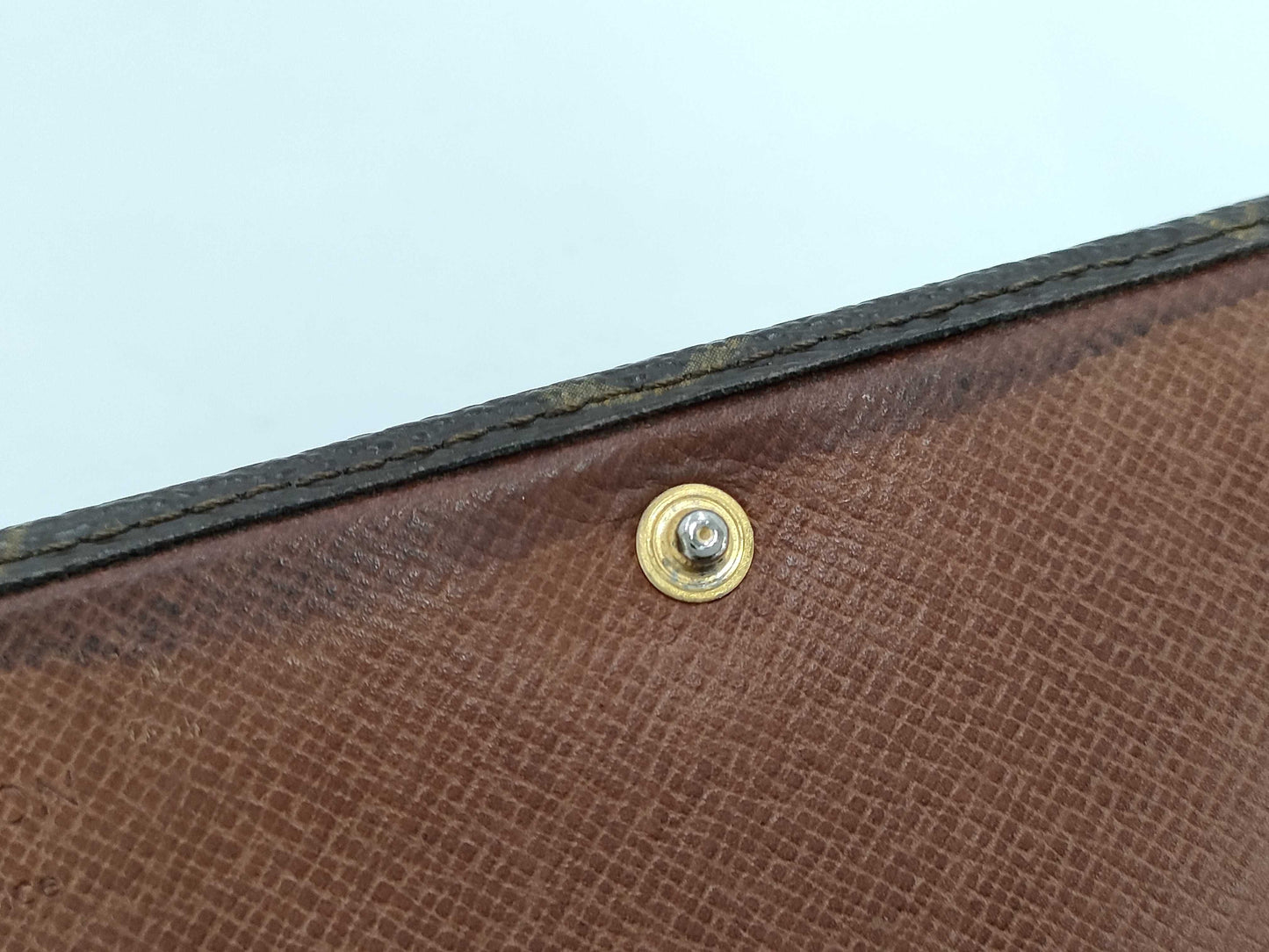 LOUIS VUITTON Monogram Compact Wallet/L-shaped Zipper Eclair Wallet