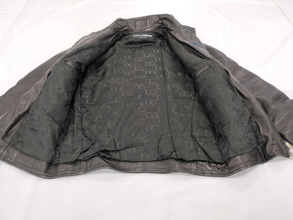 DOLCE&GABBANA Lamb Leather Jacket