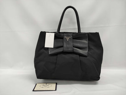 PRADA Nylon Ribbon Tote Bag