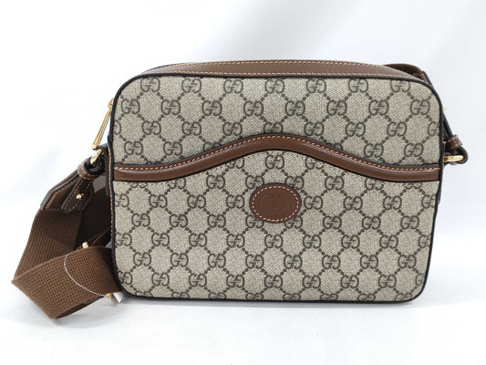 GUCCI 675891.525040 GG Supreme Interlocking Messenger Bag Shoulder Bag
