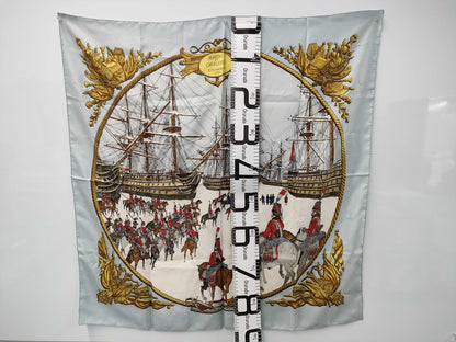 HERMES Carré 90 MARINE ET CAVALERIE Other accessories