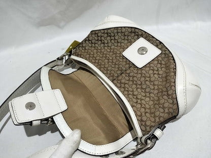 COACH Signature F10925/One-Shoulder Shoulder Bag