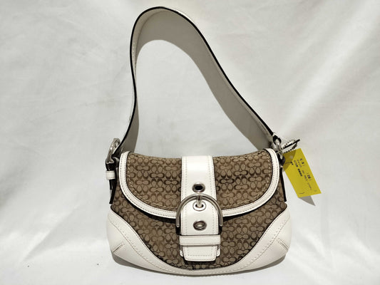 COACH Signature F10925/One-Shoulder Shoulder Bag