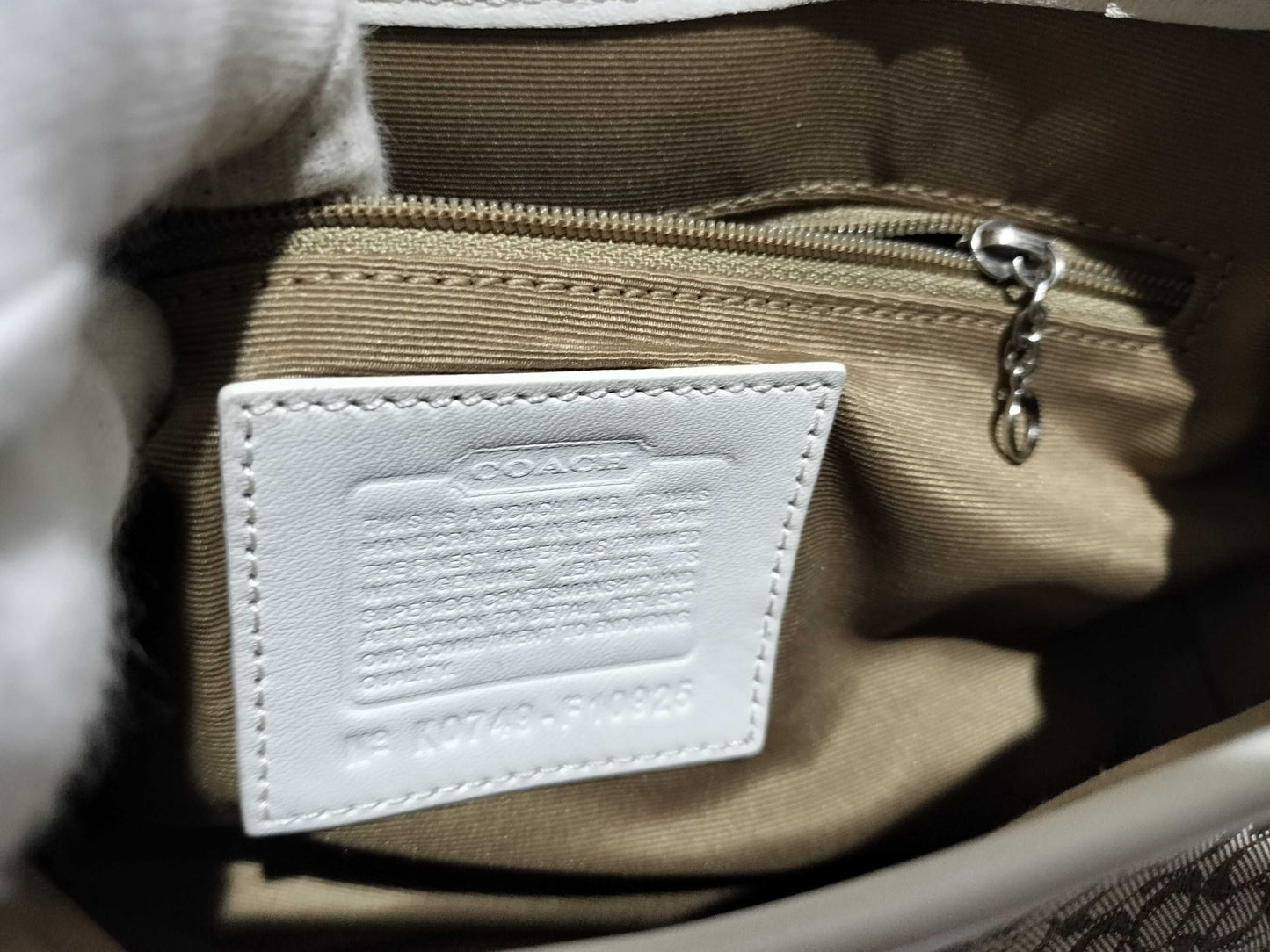 COACH Signature F10925/One-Shoulder Shoulder Bag
