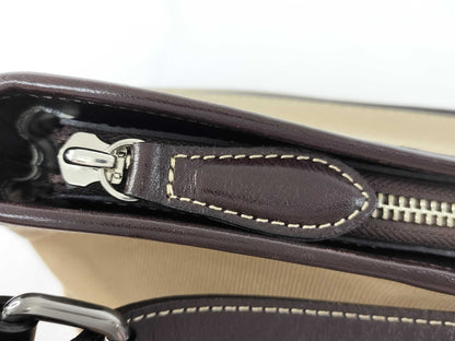 BURBERRY Shoulder Bag Canvas/Beige Shoulder Bag