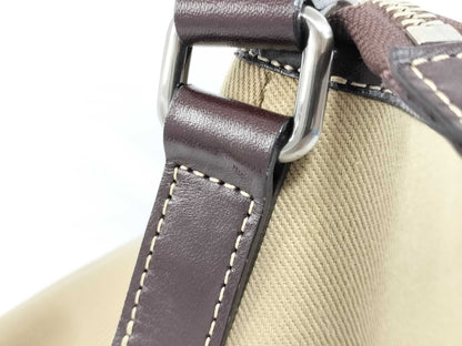 BURBERRY Shoulder Bag Canvas/Beige Shoulder Bag