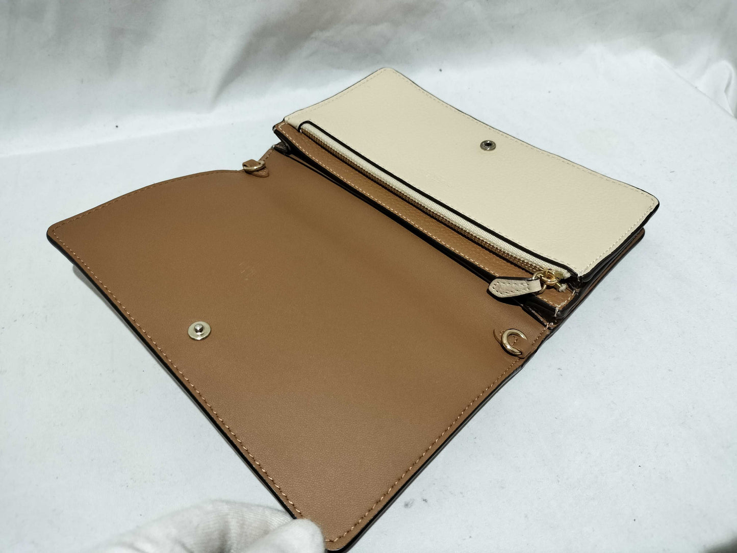 COACH Anna Foldover Clutch Shoulder Bag