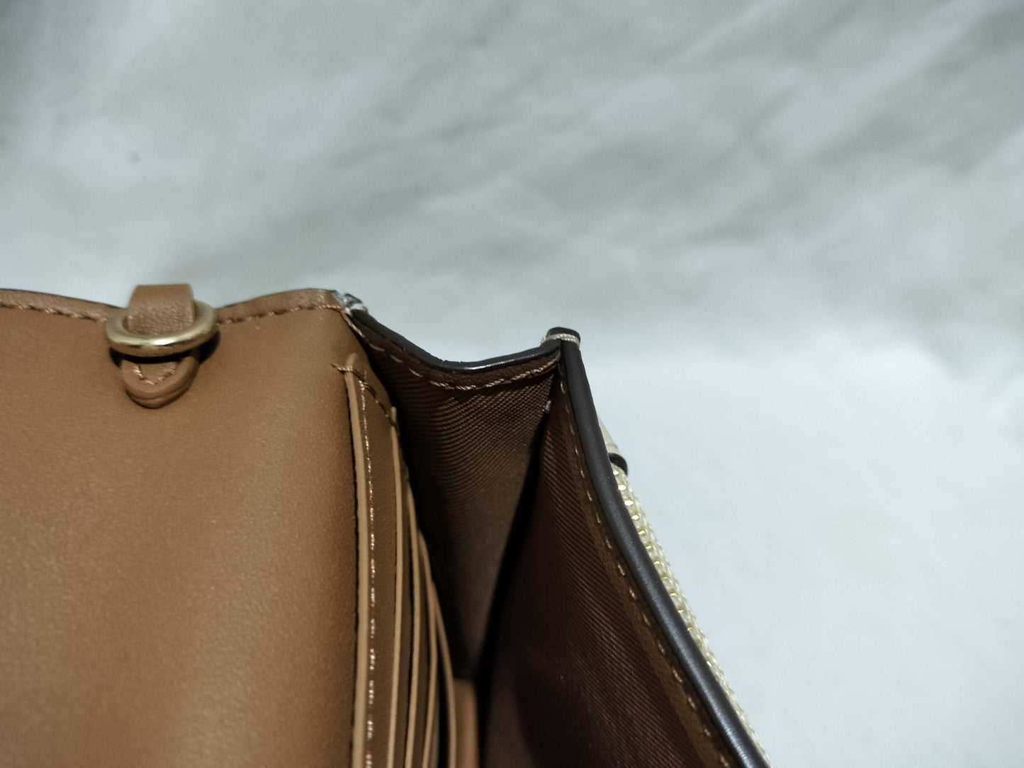 COACH Anna Foldover Clutch Shoulder Bag