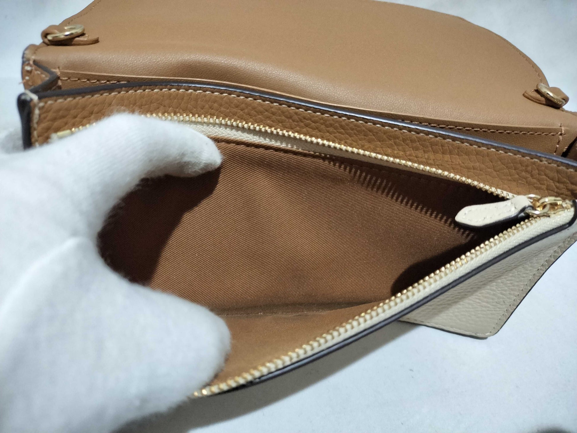 COACH Anna Foldover Clutch Shoulder Bag