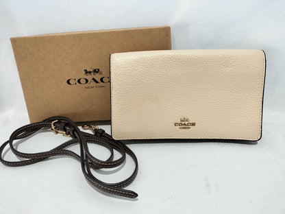 COACH Anna Foldover Clutch Shoulder Bag