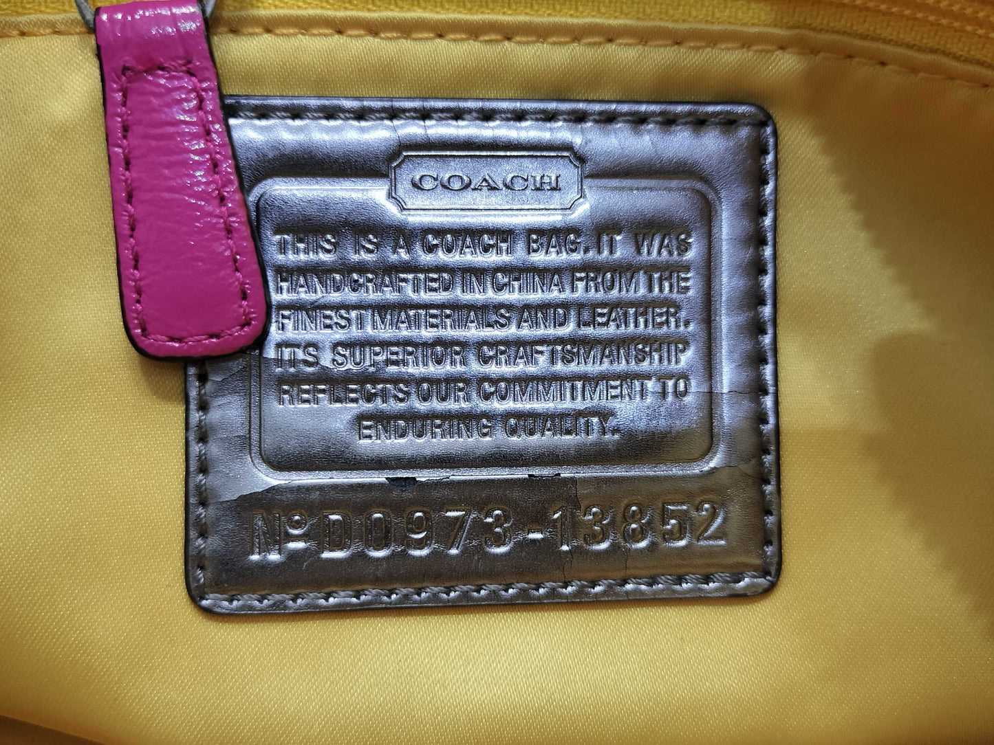 COACH 3-piece shoulder bag