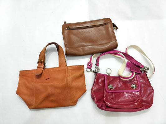 COACH 3-piece shoulder bag