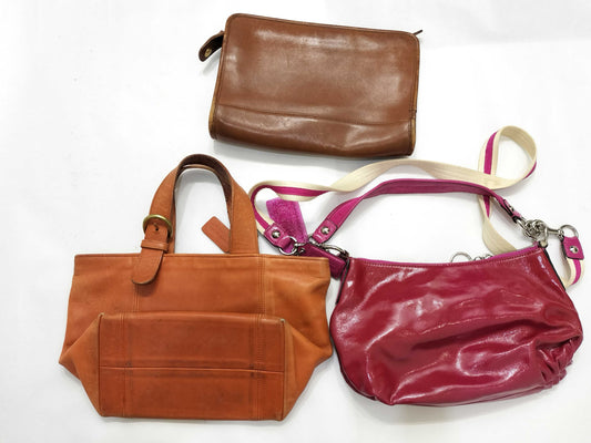 COACH 3-piece shoulder bag