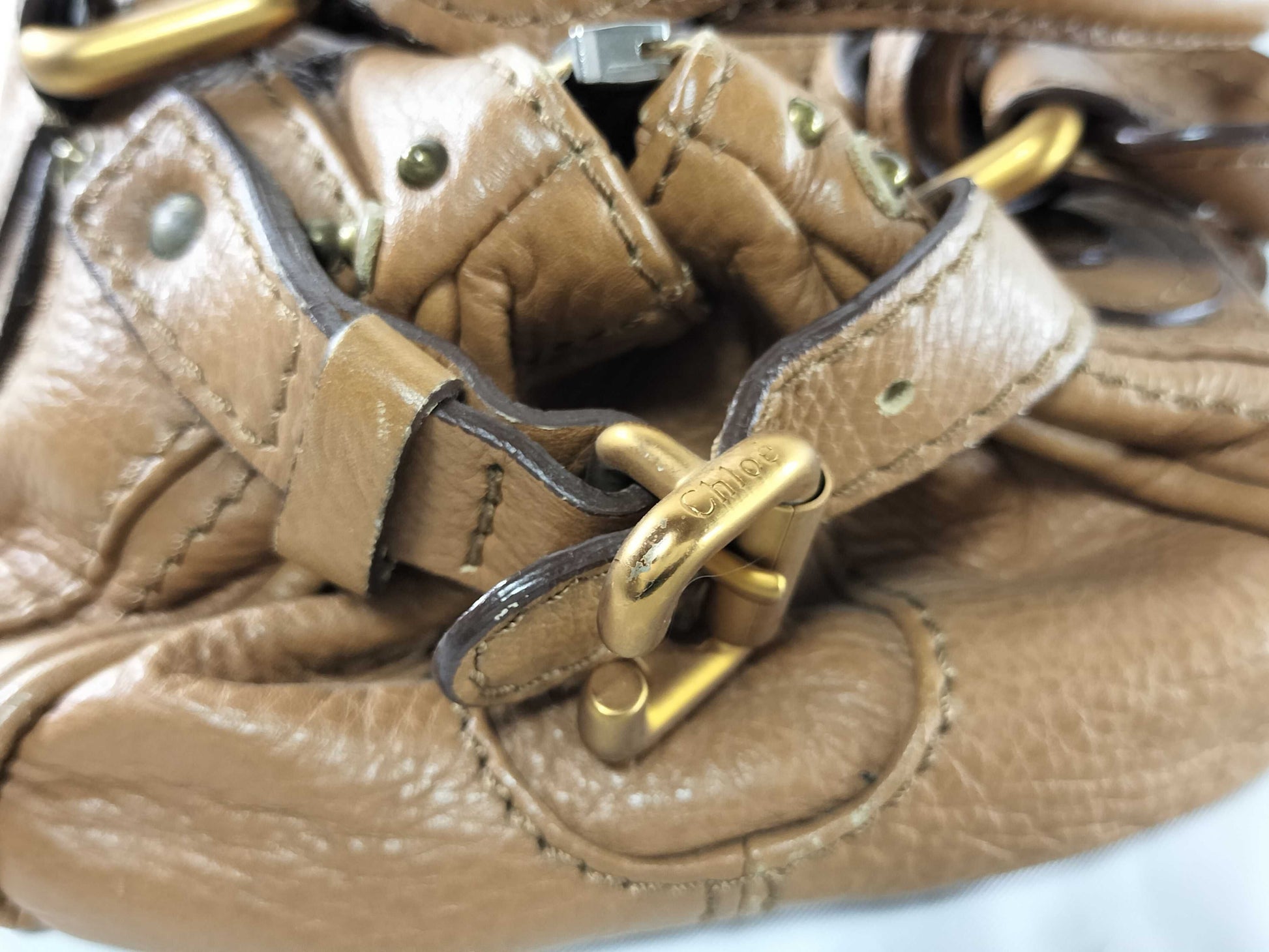 Chloe Brown Gazelle Handbag