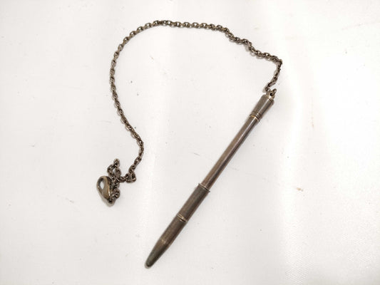HERMES Ballpoint Pen with Chain, SV925, Pen/Fountain Pen