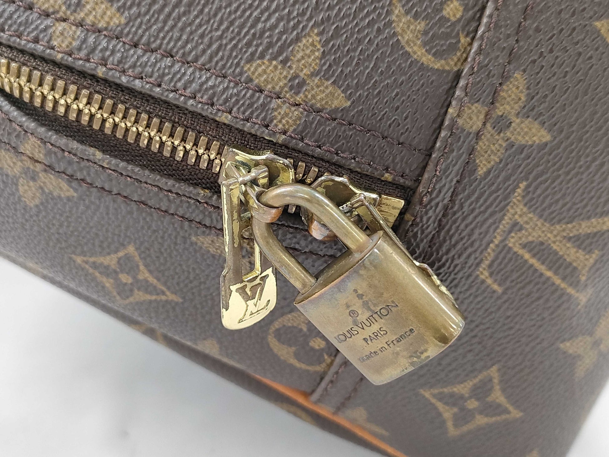 LOUIS VUITTON Monogram Deauville Handbag