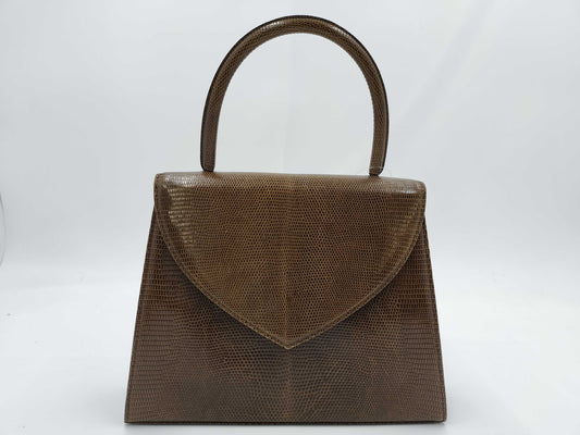 Yves Saint Laurent Lizard Handbag Handbag