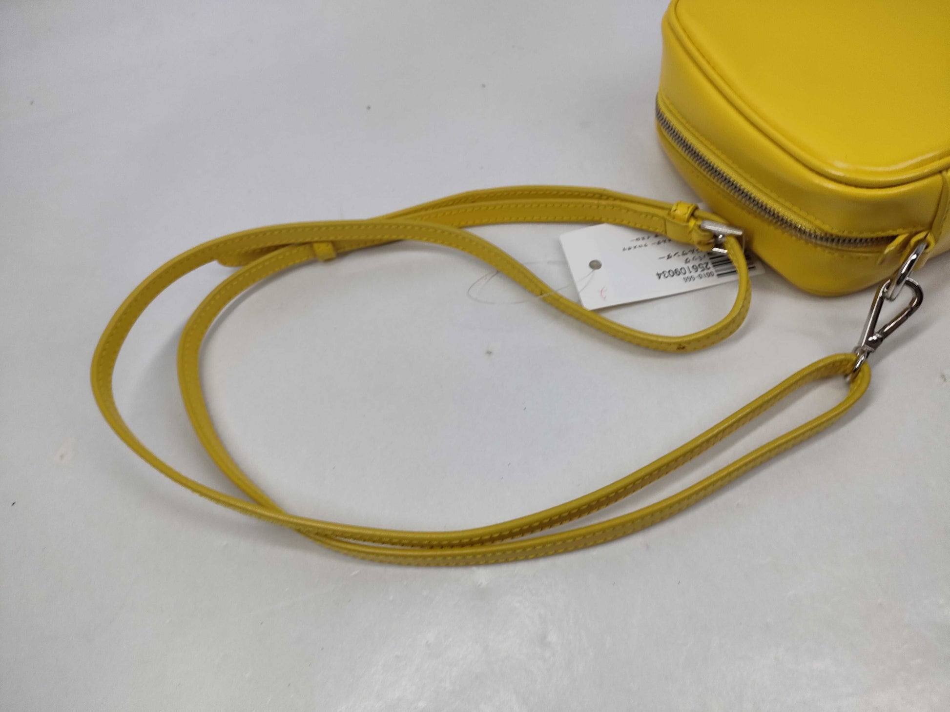 JILSANDER Leather Shoulder/Crossbody/Neck Pouch, Yellow