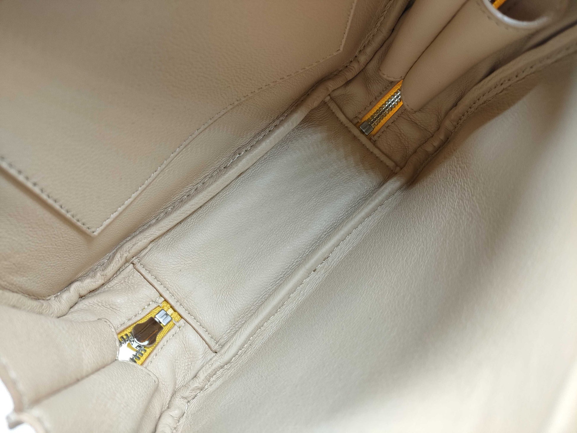 JILSANDER Leather Shoulder/Crossbody/Neck Pouch, Yellow