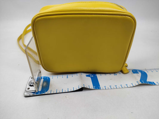 JILSANDER Leather Shoulder/Crossbody/Neck Pouch, Yellow