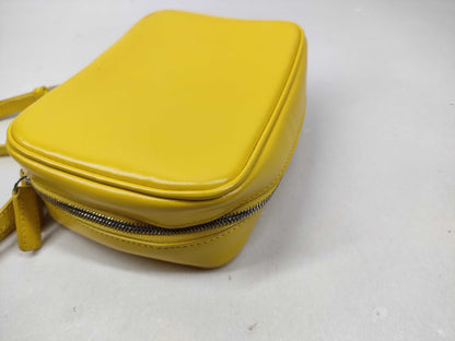 JILSANDER Leather Shoulder/Crossbody/Neck Pouch, Yellow