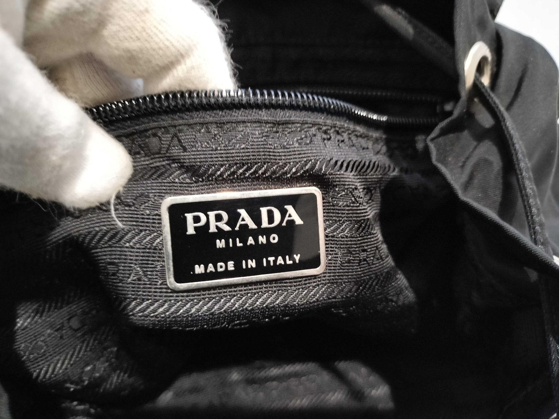 PRADA nylon backpack, black