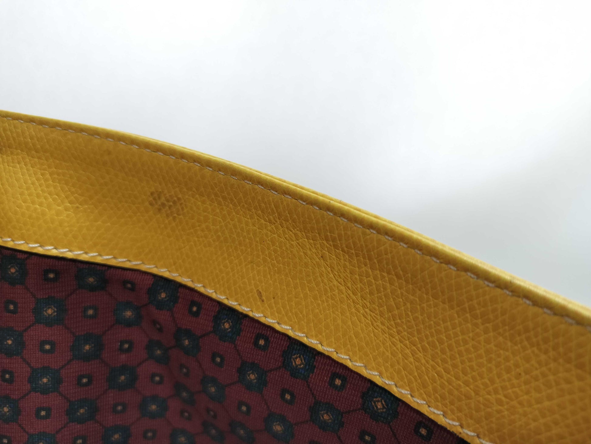 LOEWE Leather Tote Anagram Yellow Gold Hardware Shoulder Bag