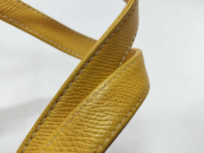 LOEWE Leather Tote Anagram Yellow Gold Hardware Shoulder Bag