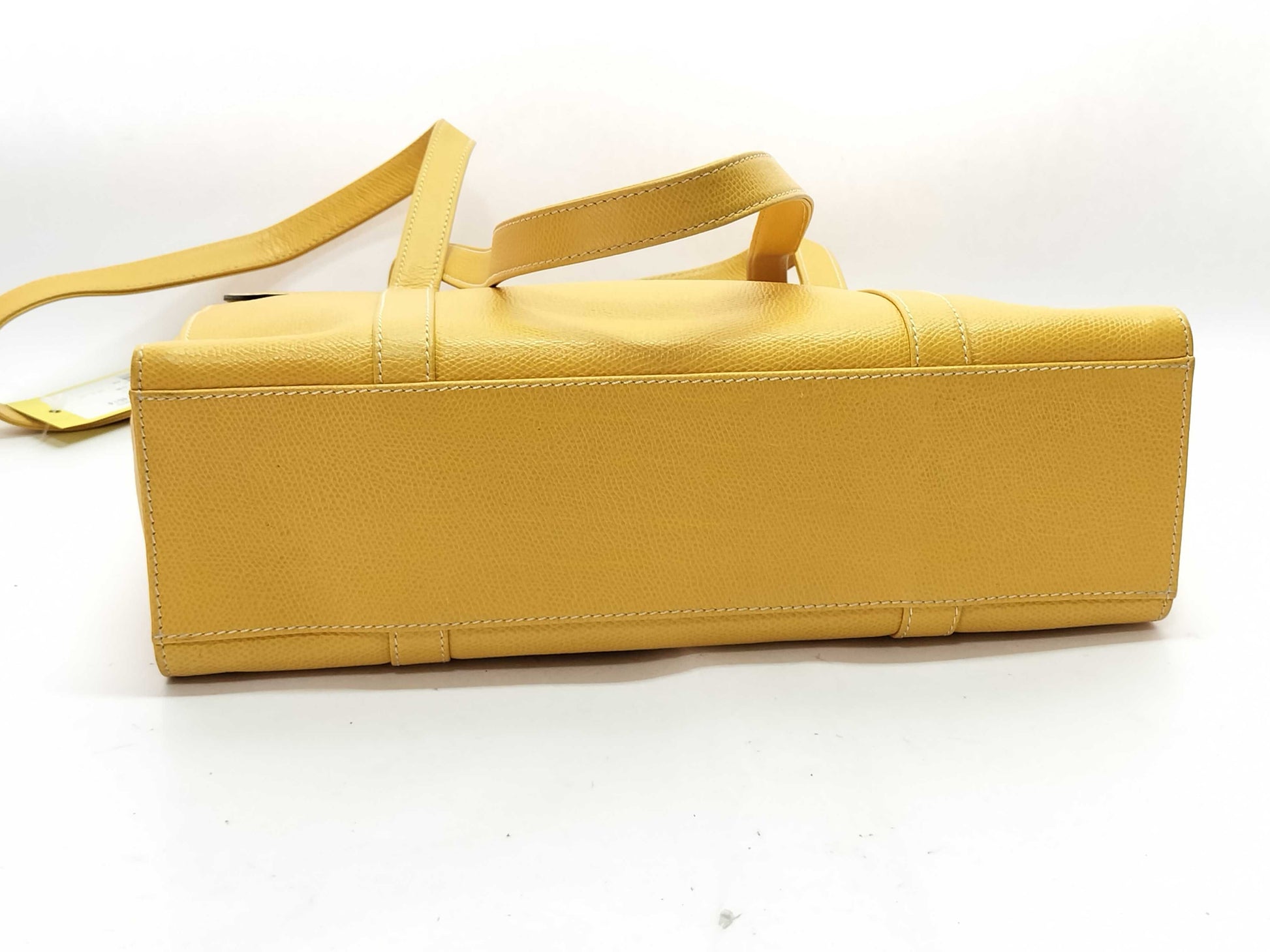 LOEWE Leather Tote Anagram Yellow Gold Hardware Shoulder Bag