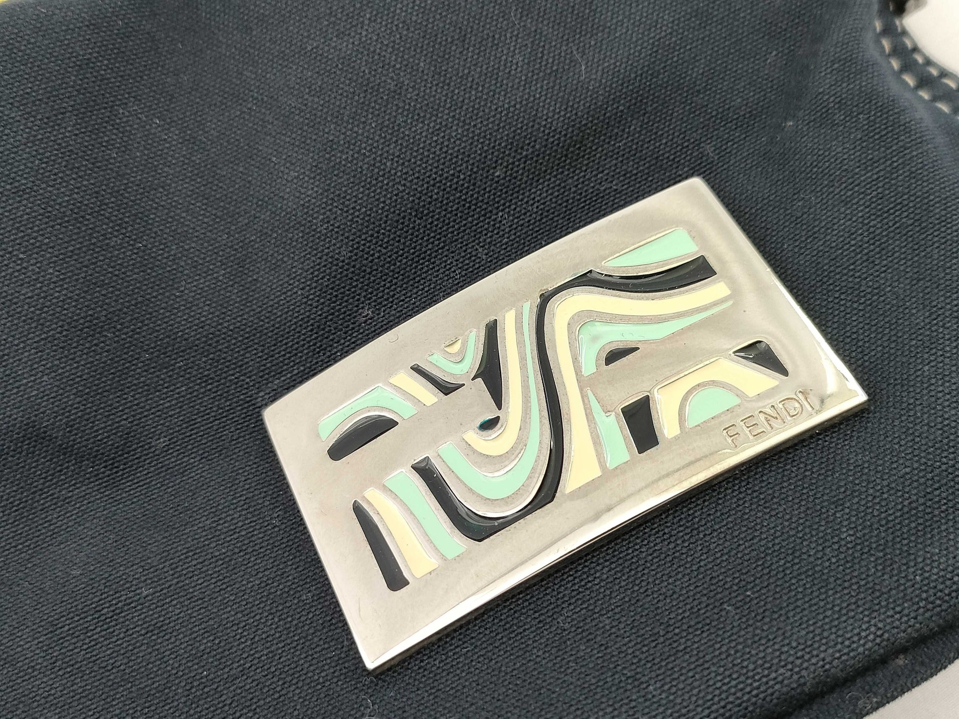 FENDI Mamma Marble Accessory Pouch Logo Pouch