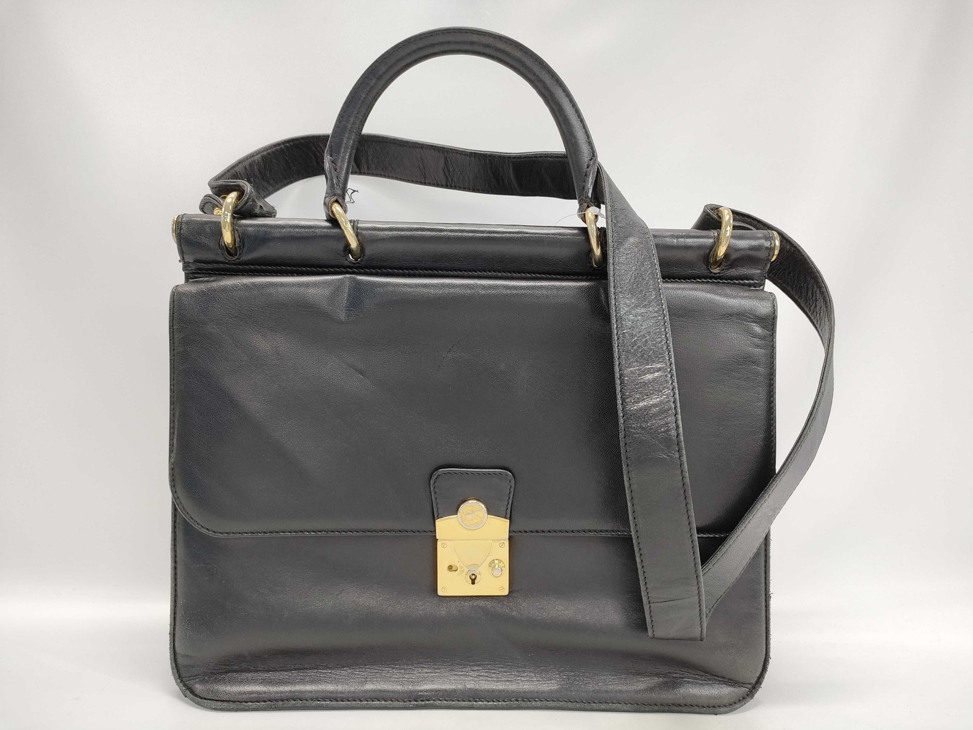HUNTING WORLD Leather Shoulder Bag/Handbag