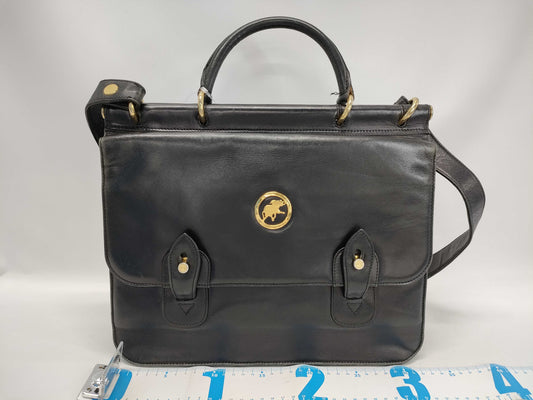 HUNTING WORLD Leather Shoulder Bag/Handbag