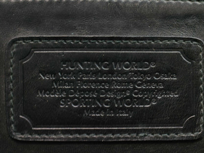 HUNTING WORLD Leather Shoulder Bag/Handbag