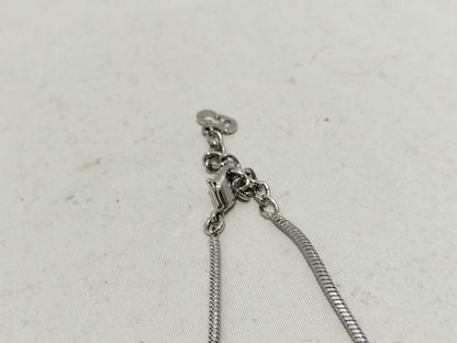 Dior D logo necklace