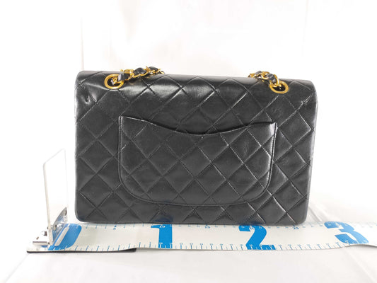CHANEL Seal 0 Series Lambskin Matelasse Double Flap Shoulder Bag 0738209