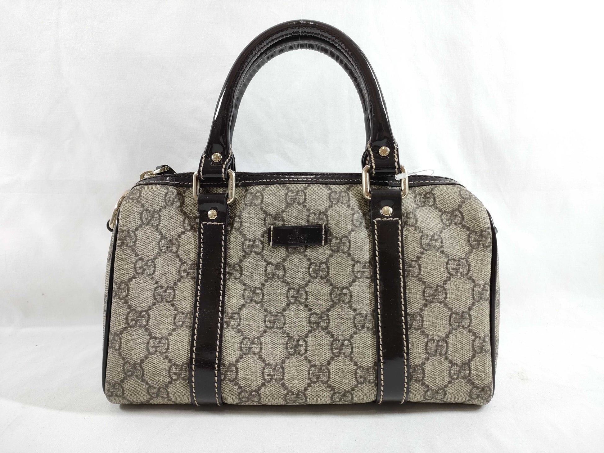 GUCCI GG Supreme Mini Boston Bag 193604 Handbag