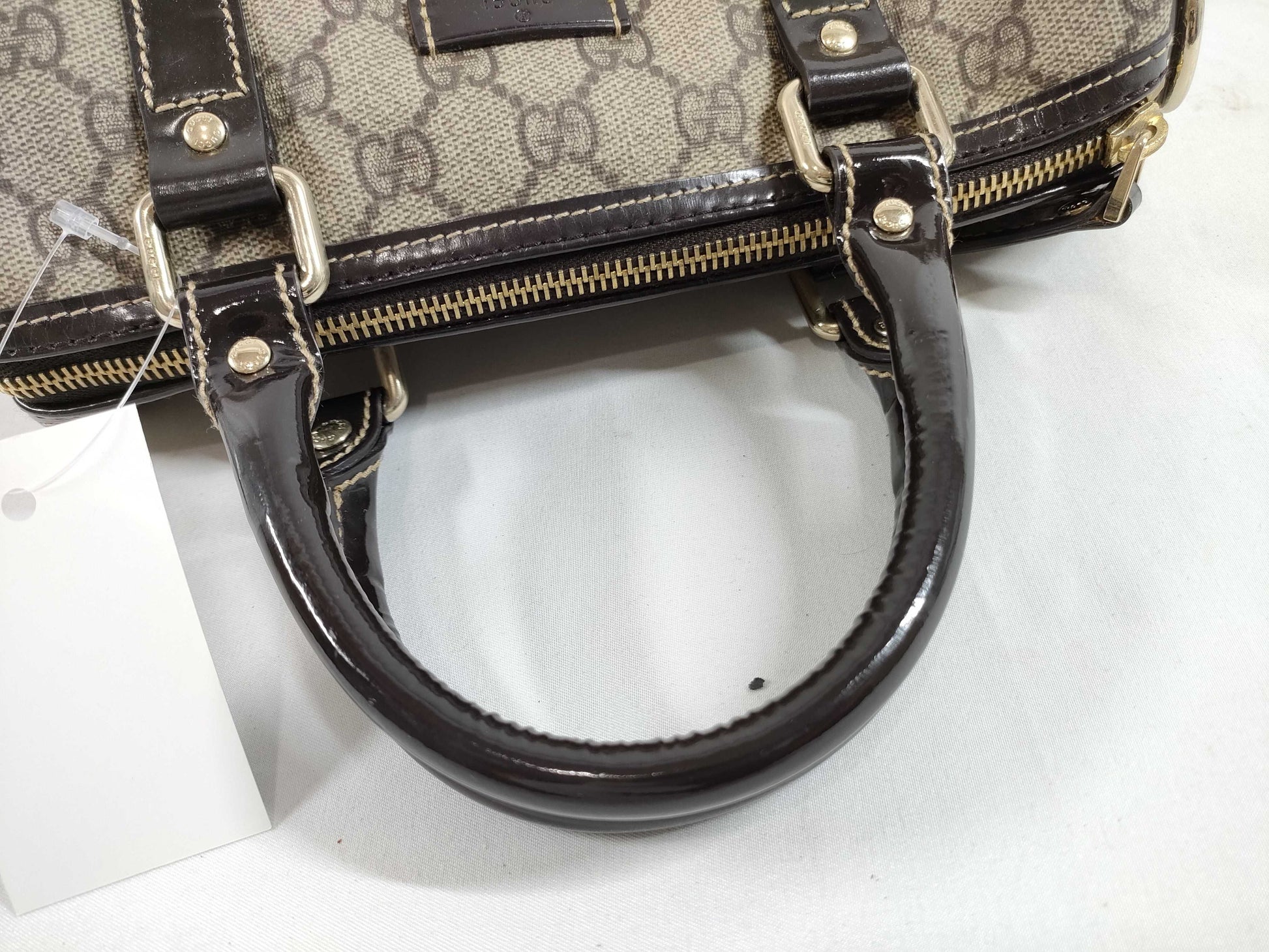 GUCCI GG Supreme Mini Boston Bag 193604 Handbag