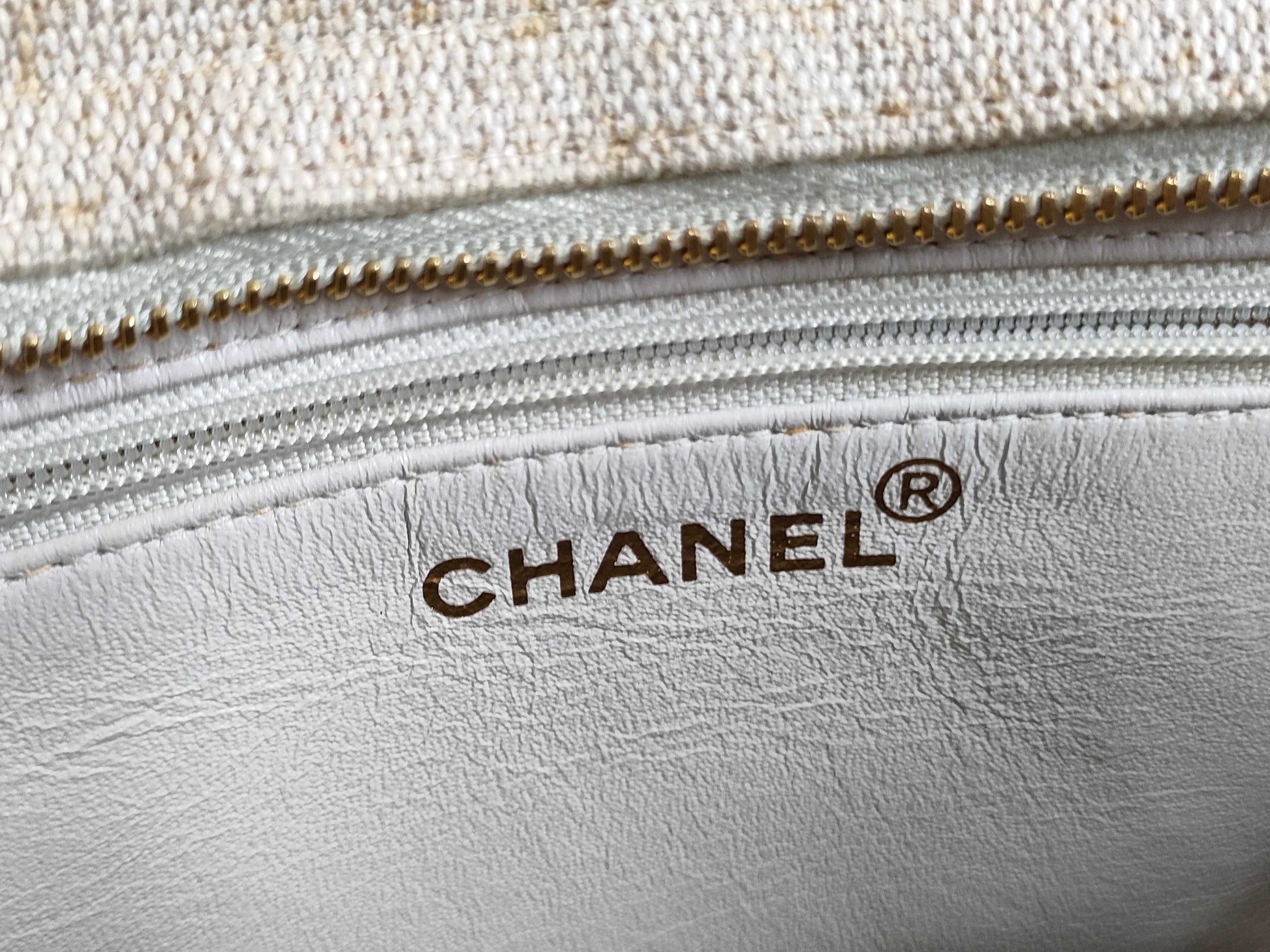 CHANEL Canvas Tote Handbag