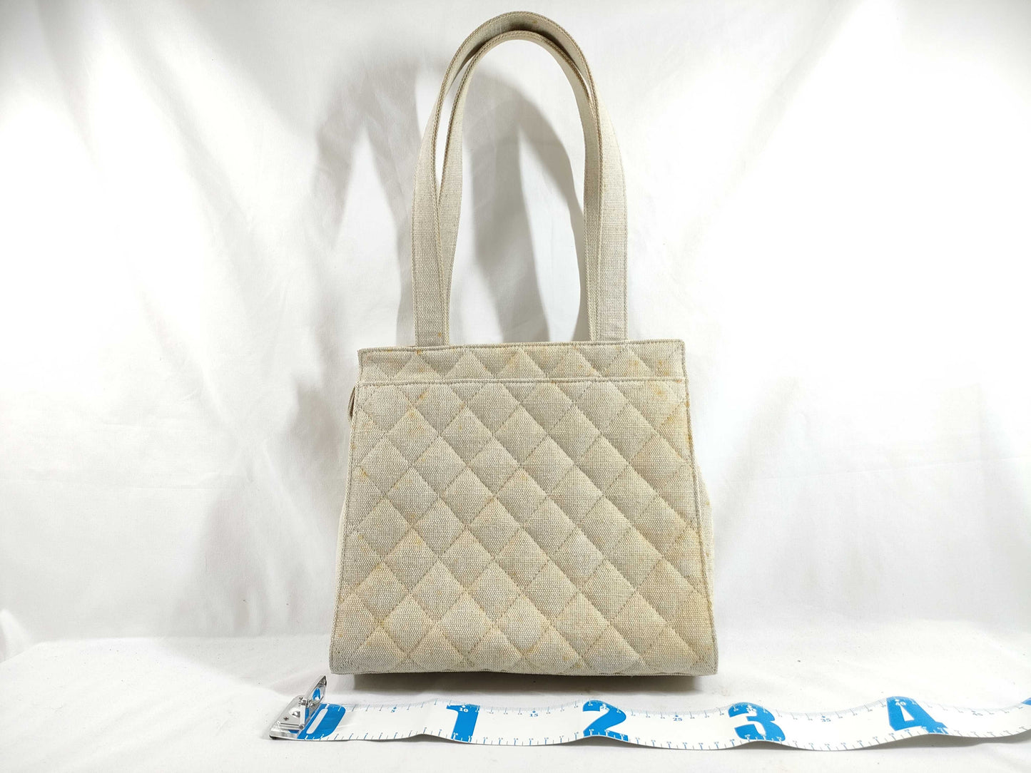 CHANEL Canvas Tote Handbag