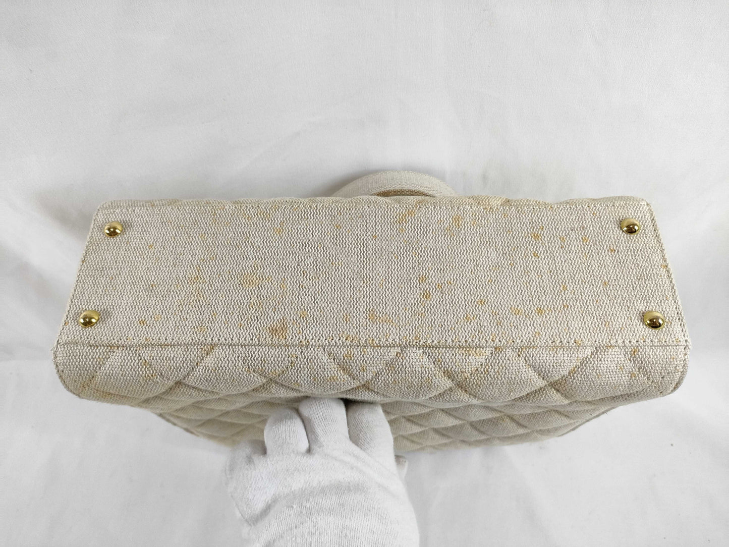 CHANEL Canvas Tote Handbag