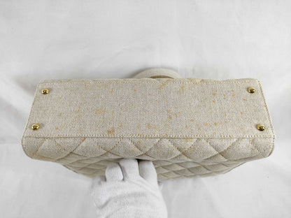 CHANEL Canvas Tote Handbag