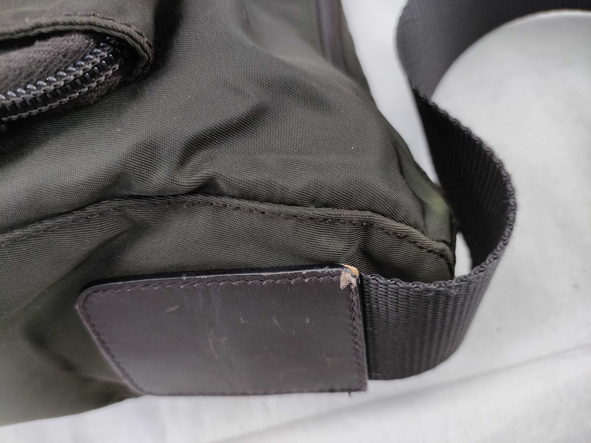 PRADA nylon shoulder bag