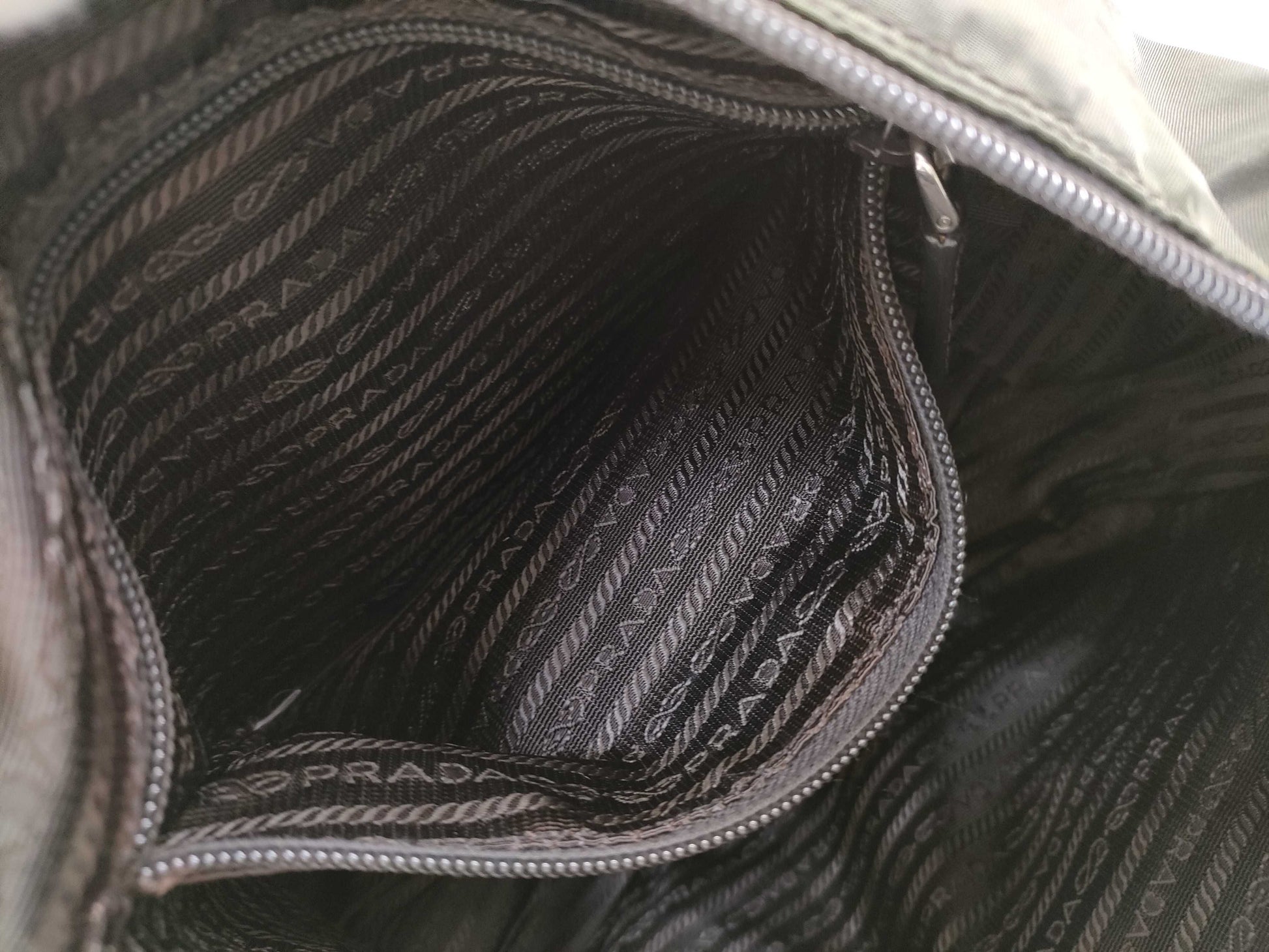 PRADA nylon shoulder bag