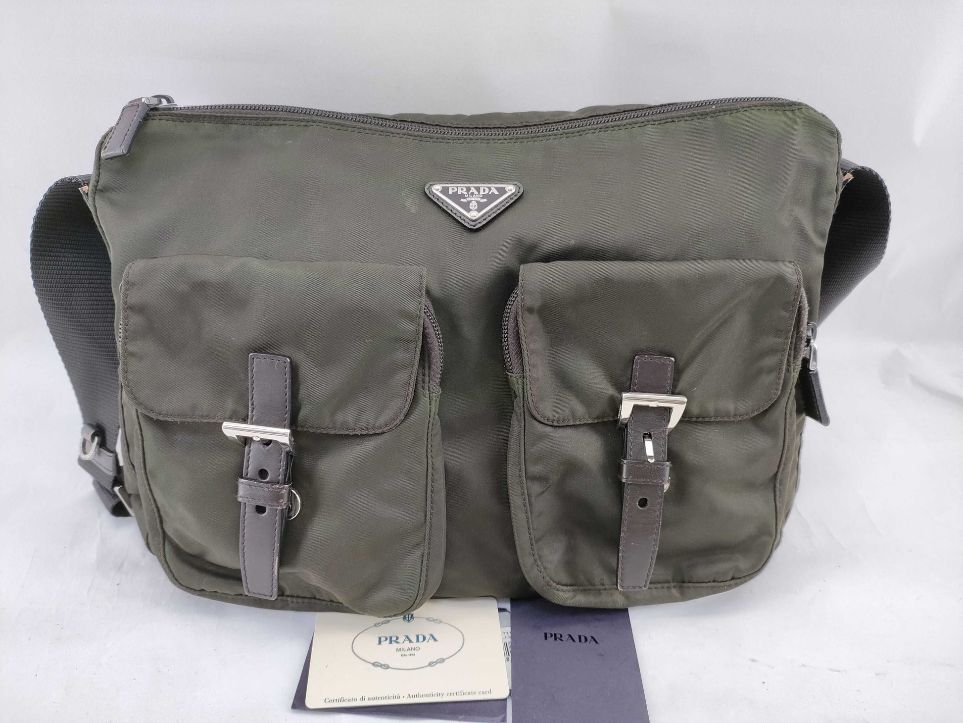 PRADA nylon shoulder bag
